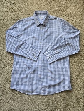 Mizzen + Main Performance Button Front Shirt Mens XXL Trim